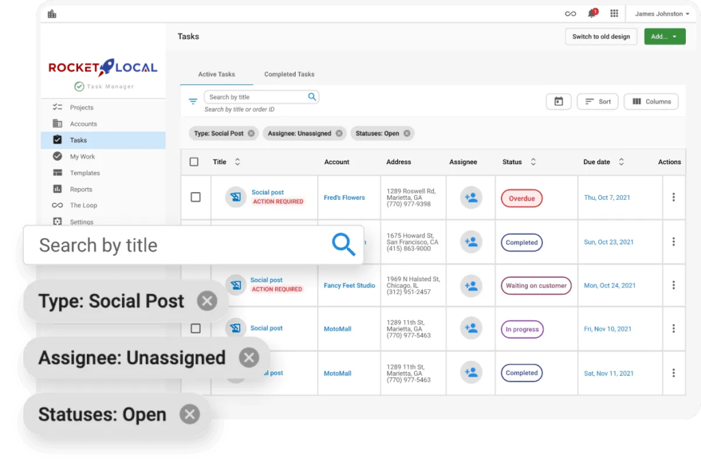 RL Tasks Design